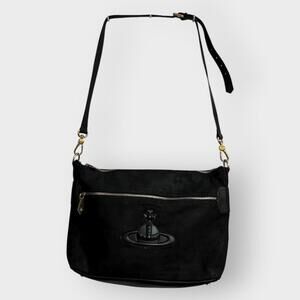 Vintage Vivienne Westwood Triple Black Jumbo Orbit Bag